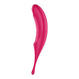Вібратор для клітора з вакуумною стимуляцією Satisfyer Twirling Pro Red - SO7802, фото 2