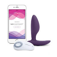 Анальна смарт-вібропробка We-Vibe Ditto Purple з пультом ДК, Фиолетовый - SO1639