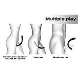 Вібратор-стимулятор Dorcel INFINITE JOY BLACK, багатофункціональний, унісекс - SO7382, фото 3