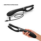 Вібратор-стимулятор Dorcel INFINITE JOY BLACK, багатофункціональний, унісекс - SO7382, фото 4