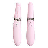 Вакуумний стимулятор з вібрацією KISTOY Miss CC Pink, можна використовувати як вібратор, діам. 3,6см - SO3622, фото 2