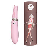 Вакуумний стимулятор з вібрацією KISTOY Miss CC Pink, можна використовувати як вібратор, діам. 3,6см - SO3622, фото 4