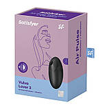 Вакуумний стимулятор з вібрацією Satisfyer Vulva Lover 3 Black - SO7783, фото 4