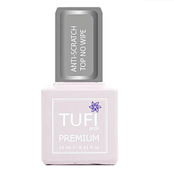 Топ для нігтів TUFI profi PREMIUM Anti-Scratch No Wipe антиподряпини без липкого шару 15 мл
