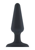 Анальна пробка з вібрацією Dorcel Best Vibe Plug M, макс. діаметр 4,1см, soft-touch силікон, Черный - SO2139