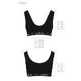 Спортивний топ з широкою гумкою Passion PS004 TOP XL, black - SO4222, фото 6