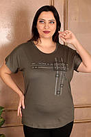 Женские футболки больших размеров оптом