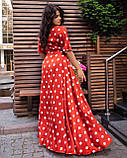 Жіноче довге літнє плаття Тканина шовк Розміри 50-52,54-56,58-60,62-64, фото 4