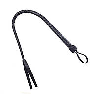 Батіг гнучкий Снейк, натуральна шкіра, колір чорний, довжина - 80 см - SO5177