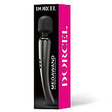 Потужний вібромасажер Dorcel Megawand Chrome Silver який перезаряджається, 160 режимів, Черный/серебристый - SO5529, фото 7