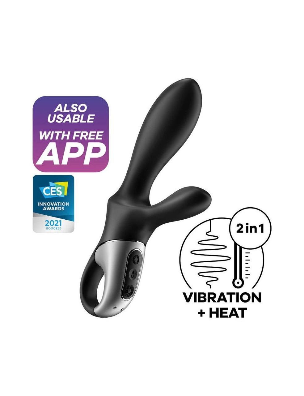 Універсальний смарт-вібратор з підігрівом Satisfyer Heat Climax + - SO6091, фото 1