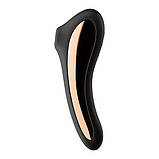 Вакуумний стимулятор з вібрацією Satisfyer Dual Kiss Black - SO6114, фото 2