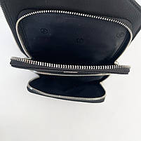 Чоловіча текстильна нагрудна сумка слінг через плече H. T. Leather, фото 8