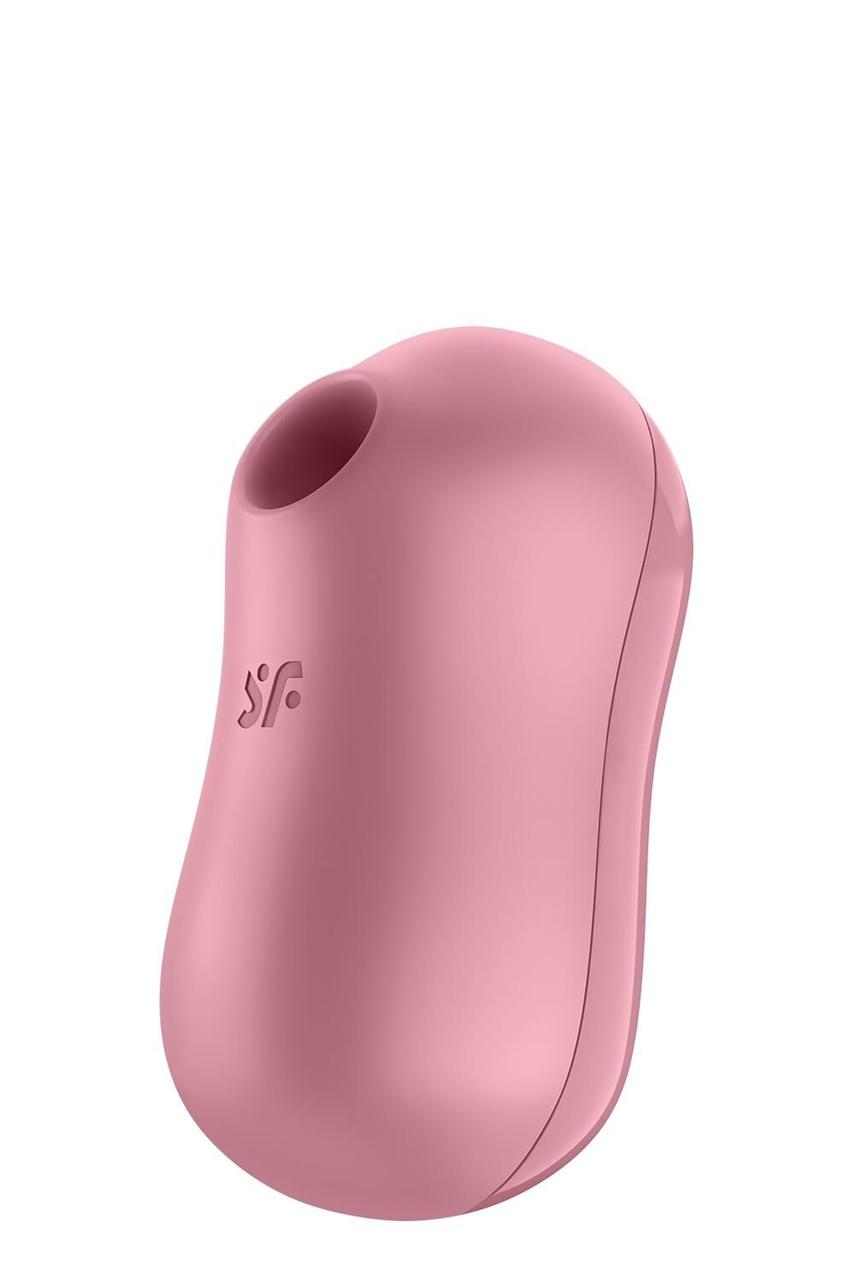 Вакуумний стимулятор із вібрацією Satisfyer Cotton Candy Light Red - SO6282, фото 1