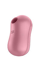 Вакуумний стимулятор із вібрацією Satisfyer Cotton Candy Light Red - SO6282