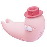 Вакуумний вібратор KISSTOY Franky Pink - SO6548, фото 4