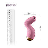 Вакуумний кліторальний стимулятор Svakom Pulse Pure Pale Pink, 5 режимів, 5 інтенсивностей у кожному - SO6993, фото 2