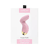 Вакуумний кліторальний стимулятор Svakom Pulse Pure Pale Pink, 5 режимів, 5 інтенсивностей у кожному - SO6993, фото 8