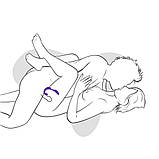 Вібратор під одяг Adrien Lastic Mr.Hook з пультом LRS, Фиолетовый - AD10893, фото 3