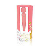 Вібромасажер Rianne S: Bella Mini Wand Coral, 10 режимів роботи, медичний силікон, подарункове паков - SO3870, фото 5