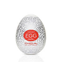 Мастурбатор-яйце Tenga Keith Haring Egg Party, Прозрачный - SO1650