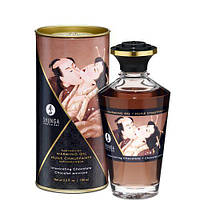 Розігрівальна олія Shunga Aphrodisiac Warming Oil – Intoxicating Chocolate (100 мл) без цукру - SO2498