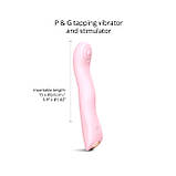 Вібратор Love To Love SWAP - BABY PINK, з пульсівною перлиною для точки G, 3 мотори, гнеться - SO7386, фото 2