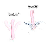 Вібратор Love To Love SWAP - BABY PINK, з пульсівною перлиною для точки G, 3 мотори, гнеться - SO7386, фото 4