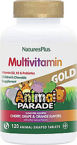 Вітаміни для дітей Nature's Plus Source of Life Animal Parade Gold 120 таб.