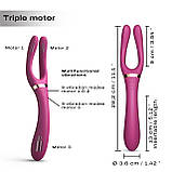 Вібратор-стимулятор Dorcel INFINITE JOY PLUM, багатофункціональний, унісекс - SO7380, фото 5