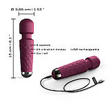 Мінівібромасажер Dorcel Wand Mini Wanderful Plum - SO7815, фото 2