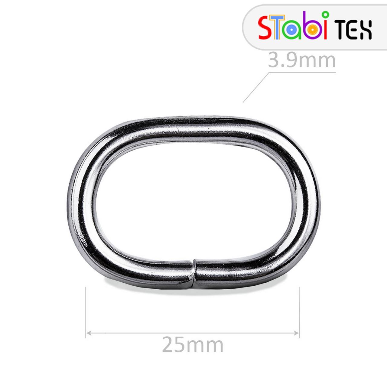 Рамка ОВАЛ 25мм х 15мм х 3,90мм Нікель, фото 1