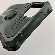 Чохол для iPhone 11 Pro Max броньований чохол із затискачем на телефон айфон 11 про макс чорний u7e, фото 5