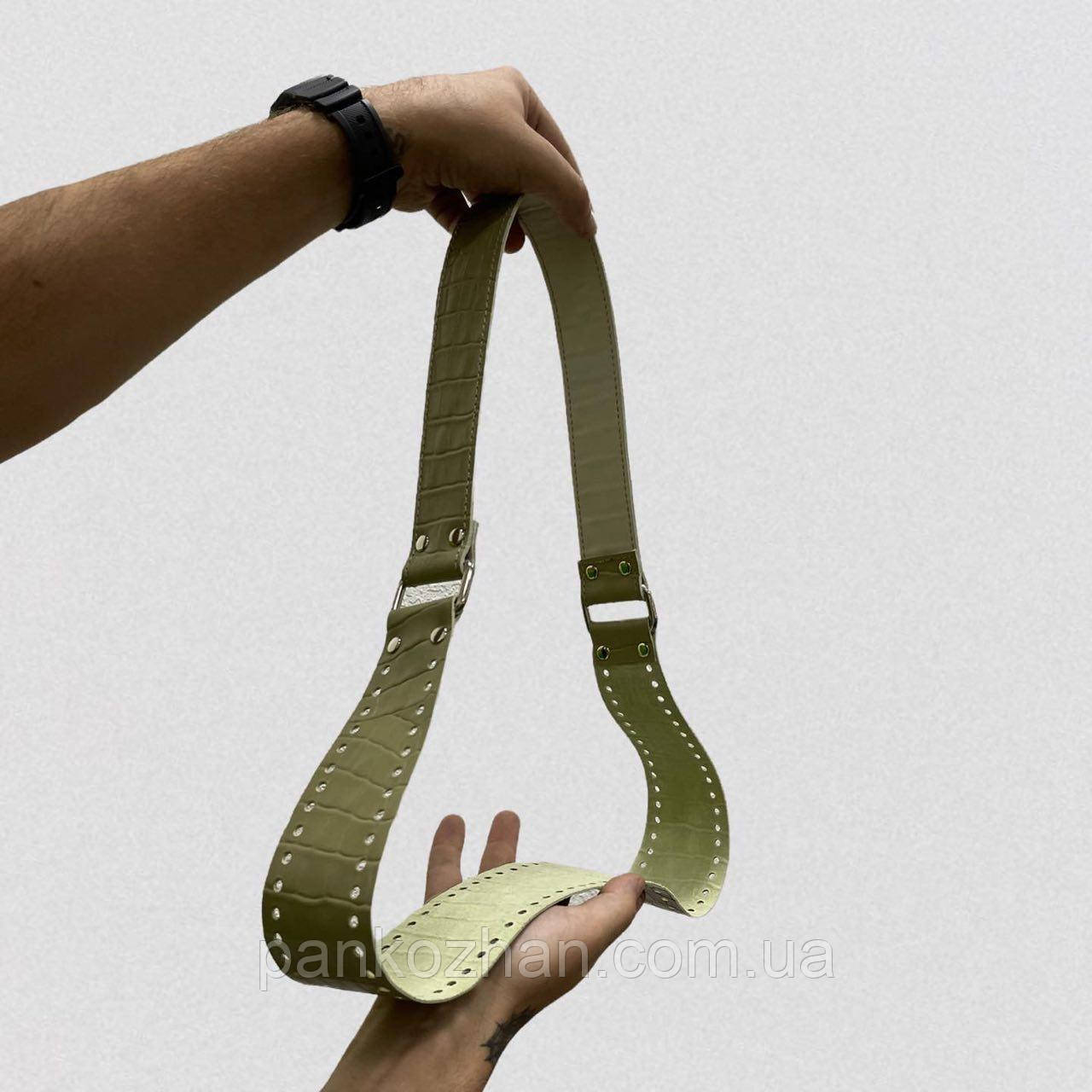 Заготовка до в’язаної сумки ROXY, натуральна шкіра, фото 1