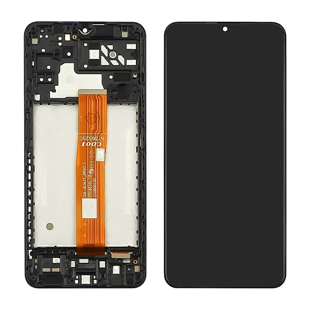 Дисплей (lcd экран) для Samsung A047F Galaxy A04S (2022) с чёрным  тачскрином и корпусной рамкой (ID#1864582531), цена: 896 ?, купить на  Prom.ua