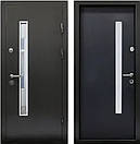 Вхідні двері ПУ Вітраж Антрацид Міністерство Дверей, фото 2