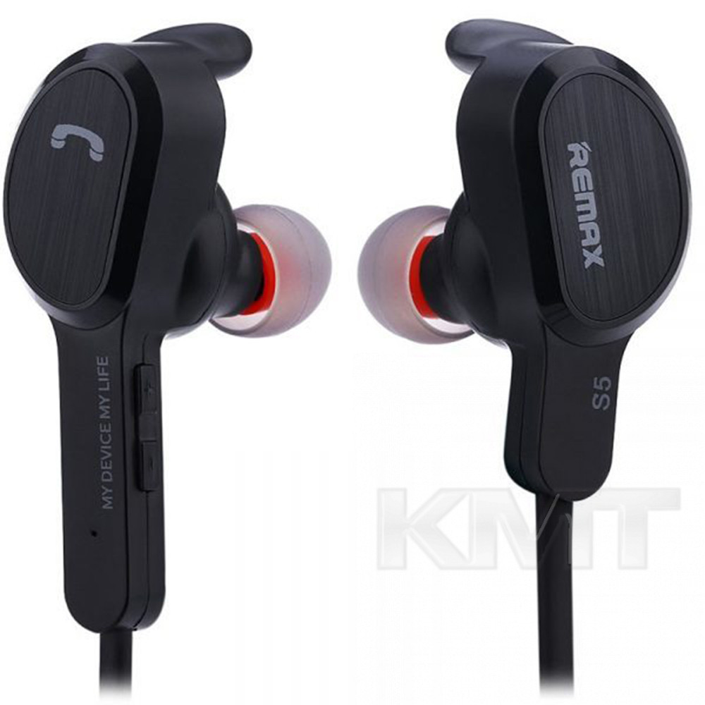 Блютуз гарнітура Remax RB-S5 Bluetooth Headset — Black