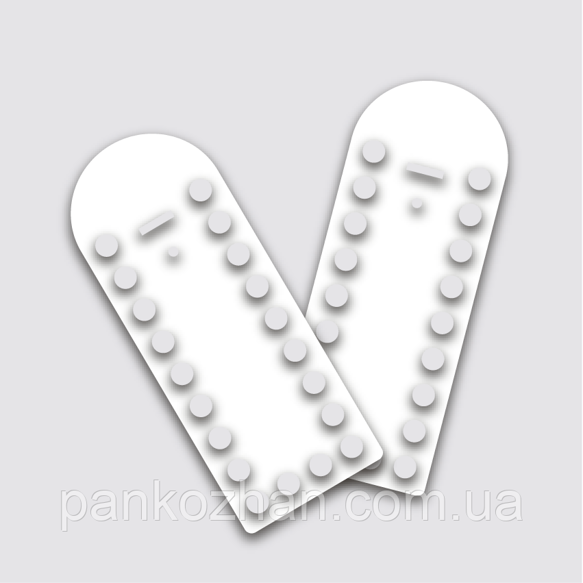 Акрилові боковини до в'язаної сумки, фото 1