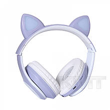 Навушники Bluetooth TUCCI CT930 LED — Purple