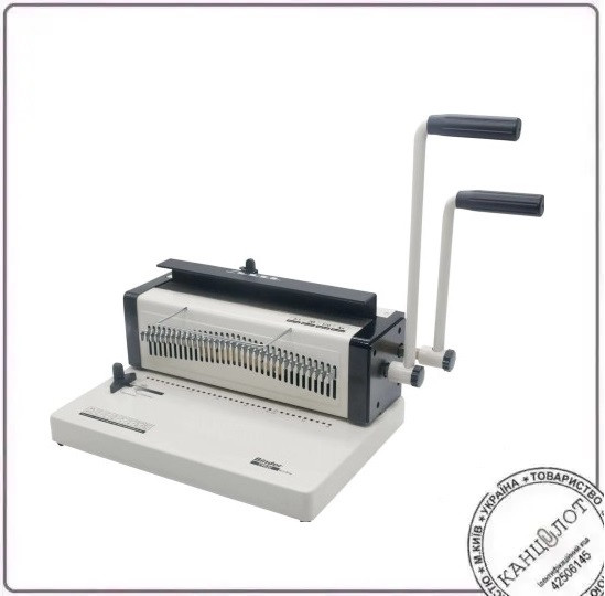 Біндер брошурувальник YIBO T9520 квадратні отвори. Металева пружина (000014604), фото 1