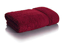 Полотенце для лица и рук махровое плотное Турция 50х75 см Daisy бордовый