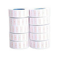 10x 500 шт Цінник самоклеючийся для етикет-пістолета, розмір 21.5 х 12 мм, 30 днів гарантії