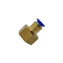 Гайка ¼" внутрішнє різьблення, пуш 8 мм.