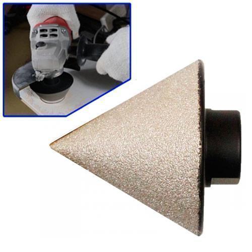 Фреза алмазна конусна 50мм M14 по кераміці граніті для УШМ, висока швидкість обробки, зносостійкість