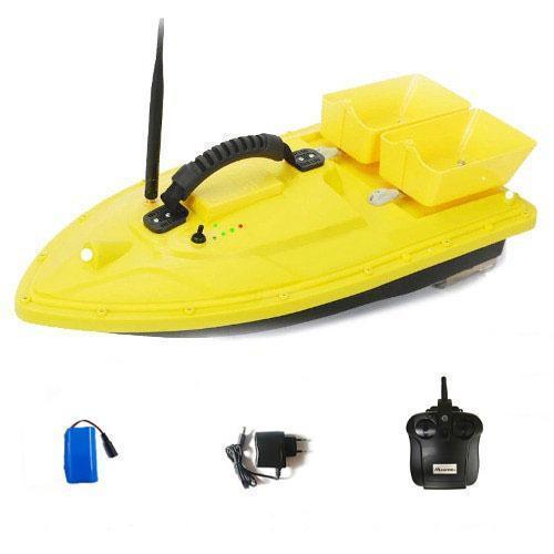 Кораблик для завозу прикормки катер Mounthill T188 1.5 кг 500 м жовтий, радіокерований, для карполовлі