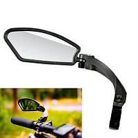 Велосипедне дзеркало заднього виду на трубу керма, шарнір ThinkRider, 360° обертання, 4.5 х 11 см