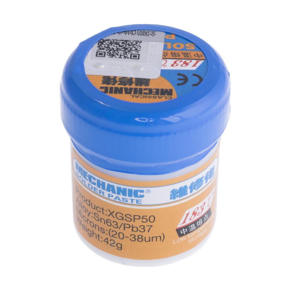 Паяльна паста Mechanic XGSP50 Sn63/Pb37, 42 г, 183 °C