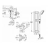 Набір для ванни 3 в 1 Grohe EX Euroeco (123226S0), фото 2