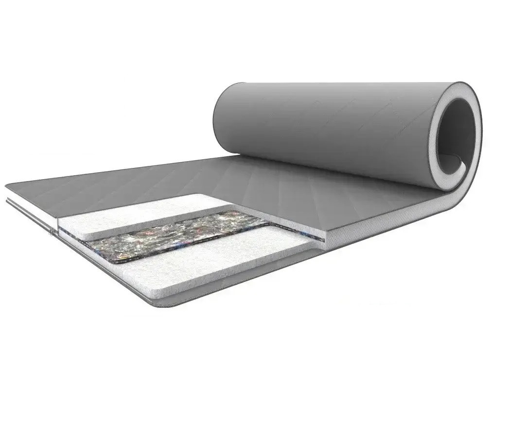 Тонкий матрац на диван (футон, топер) «SKY» Gray-White collection (5см, 2/2), фото 1