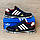 Кросівки літні сітка Adidas колір темно синій, білий, фото 6
